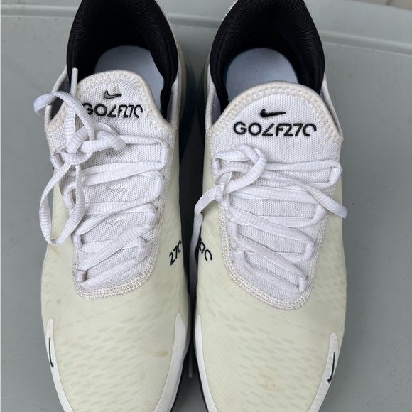 Nike Air Max 270 G Spikeless Golf Shoes CK6483-102 - White/Black - 9 - Picture 2 of 8